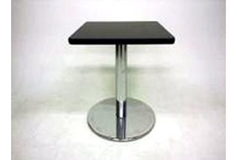 商談テーブル 黒天板(W500×D500×H650)